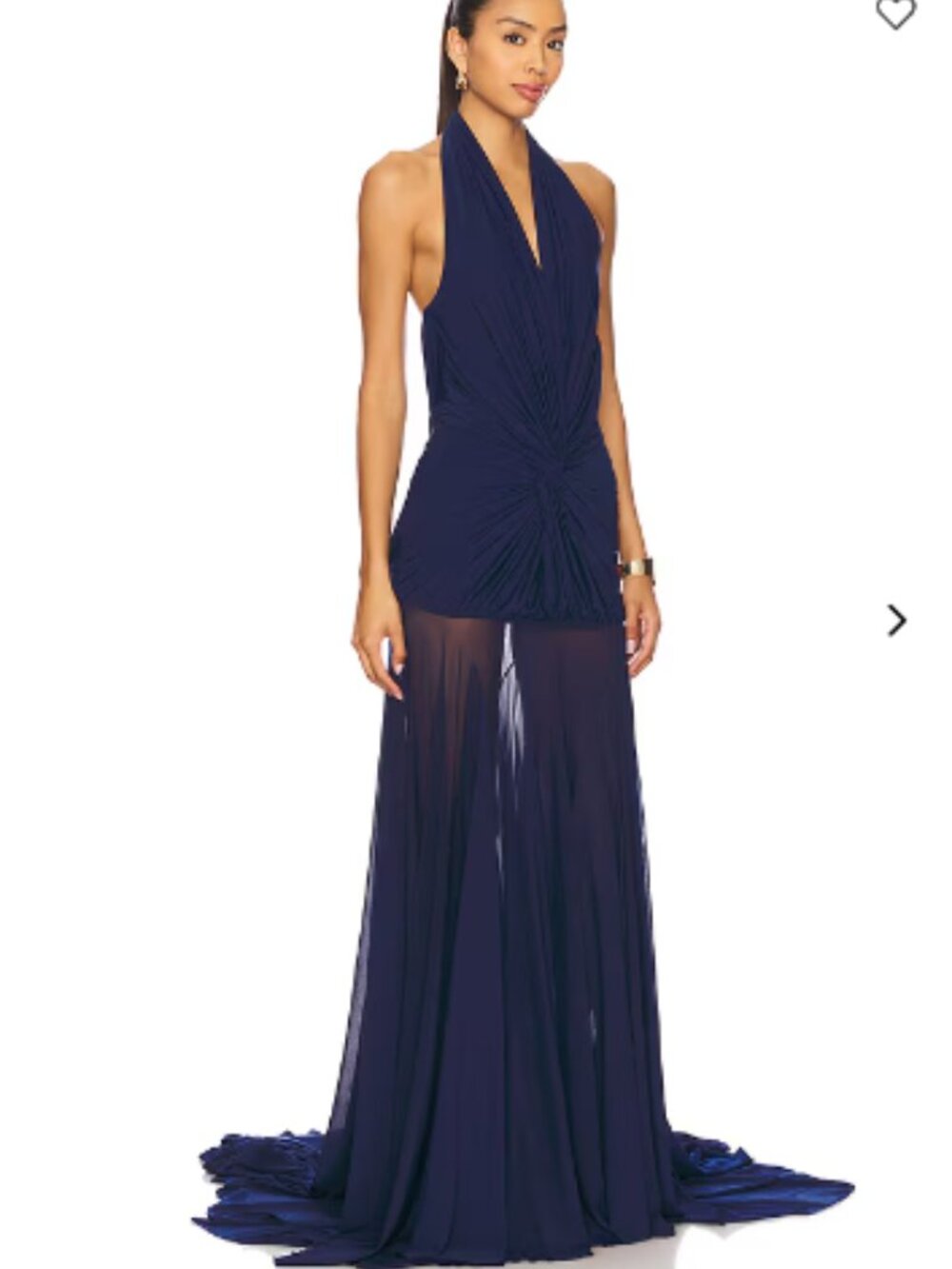 Deme by Gabriella Chloe Maxi Dress In Navy Blue